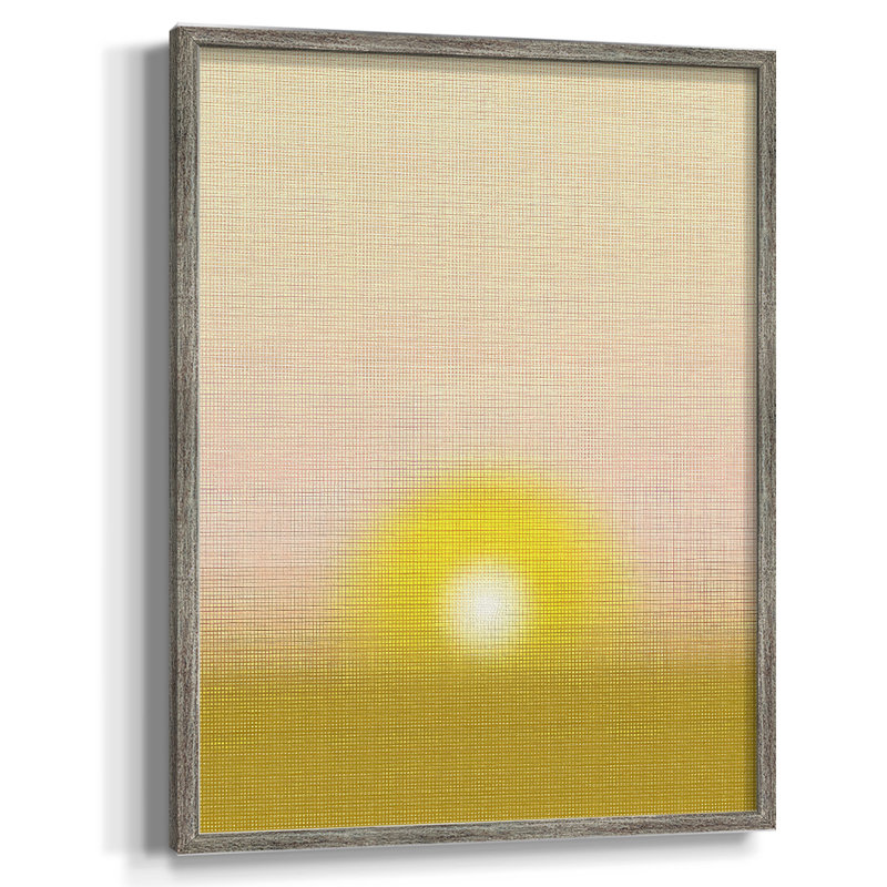 «Airbrush Dawn I», reproduction encadrée - bois massif, H 11 po x l 9 po