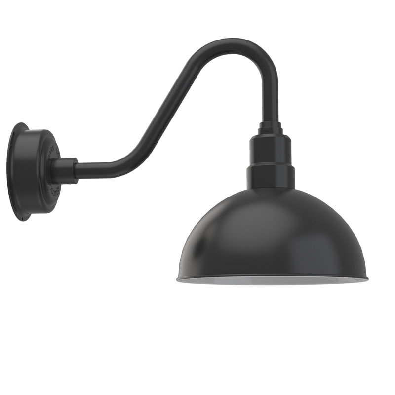 Luminaire de grange d’extérieur à del rétro Dipkarpaz, H 16 po x l 12 po x P 22 po