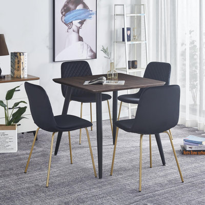 Chaise d'appoint en velours Acesen