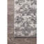 Tapis performance gris / blanc moderne à motif abstrait tissé à la machine Deedra-117933393