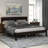 Platform Bed Frame With Headboard, Wood Slat Support, No Box Spring Needed-1161028019-1161028020