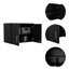 Armoire de rangement murale moderne, 3 tablettes