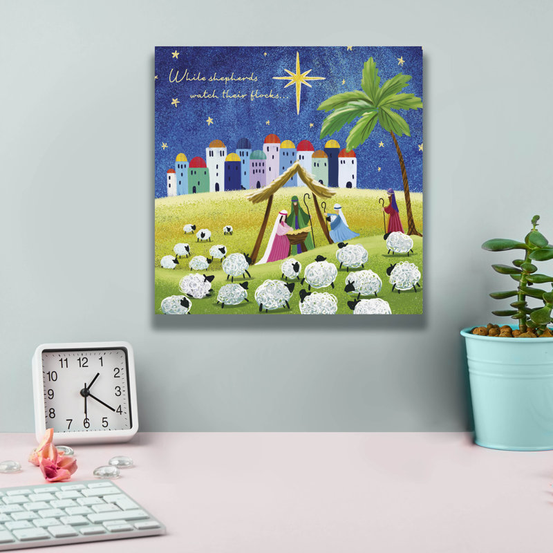  Art mural sur toile 12 "x 12", 12" H x 12" W