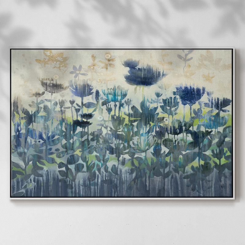 Premier jour du printemps, reproduction d'art sur toile, H 17 po x l 25 po x P 2 po, Blanc