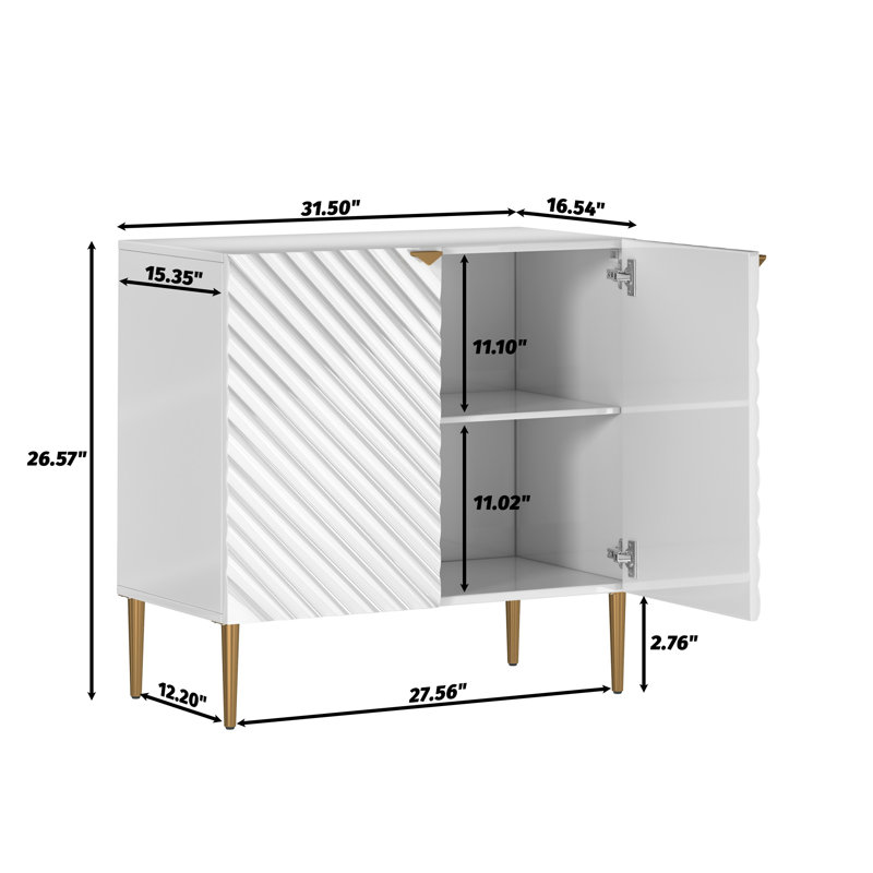 Newmark Accent Cabinet, White