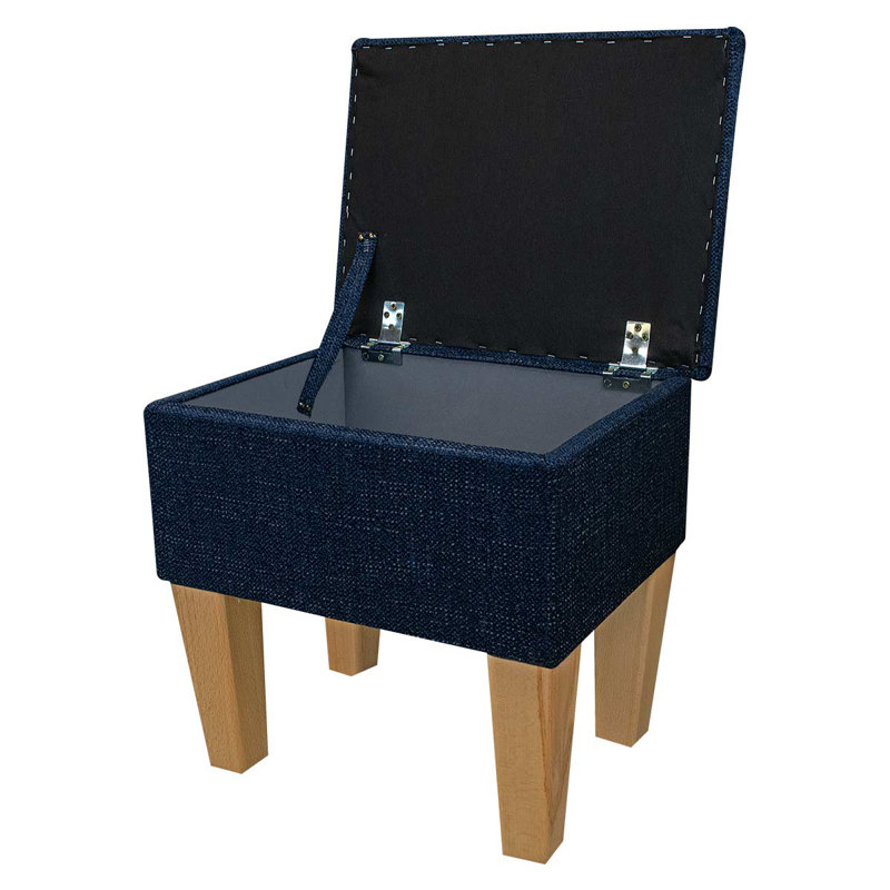 Solid + Manufactured Wood Accent Stool