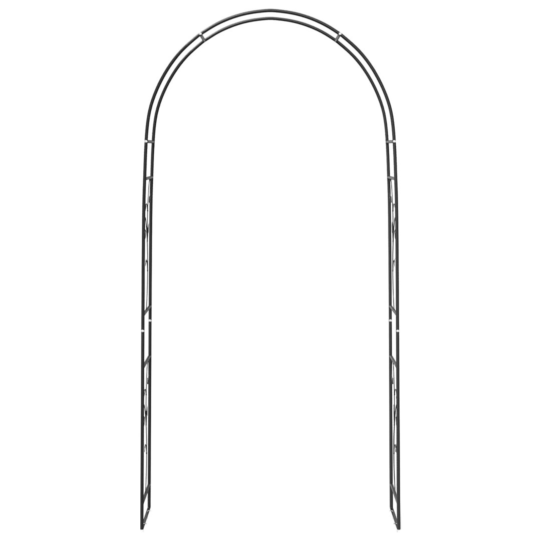 115cm W x 37cm D Steel Arbour