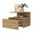 Macadamia 2-Tier Shelf Floating Nightstand-2140060035