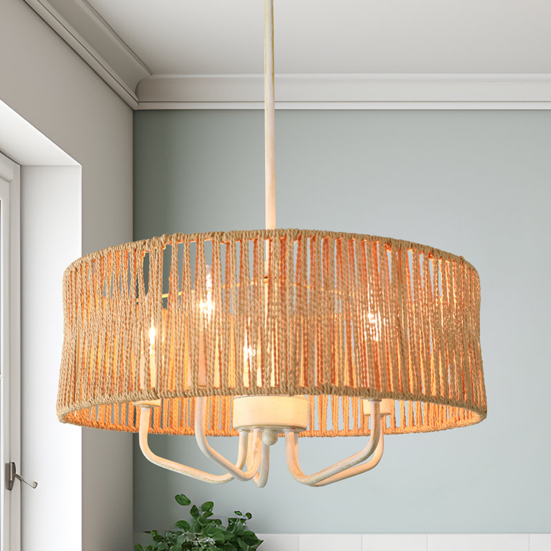 Aafreen 5 - Light Dimmable Drum Chandelier