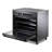 Verona Ultima Midnight Series 36 Inch Single Oven Induction Range with 5 Induction Elements (Matte Black)