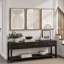 "Mid-Century Modern Boho" Duotone Beige Abstract Lines-119460497-73227860