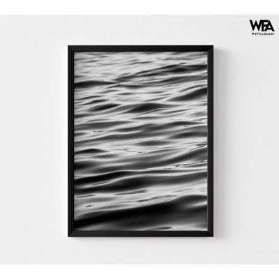 Surface By Design Fabrikken, Ocean Waves Picture Decor Idea, Seaside Hostel Room Wall Art, Black And White Sea Bedroom Decor