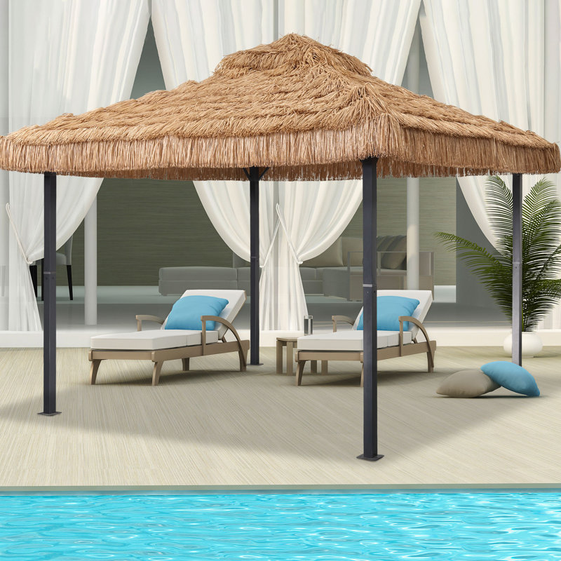 Pavillon de jardin Tiki 10 pi x 10 pi
