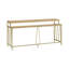 Pavé tactile 72 po Console en bois naturel