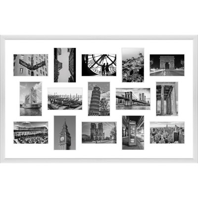 Lanyra Wood Picture Frame with Mat