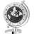 Silver Globe Desk And Clock