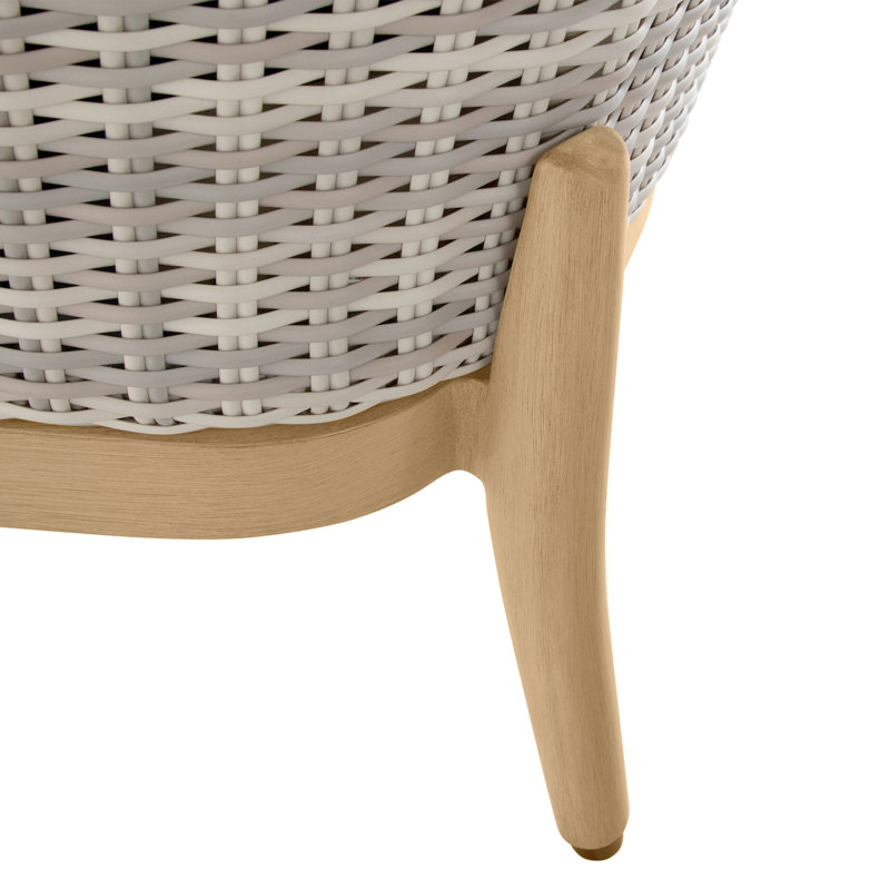 Palma Loveseat Vinyl - Natural/Linen Wicker