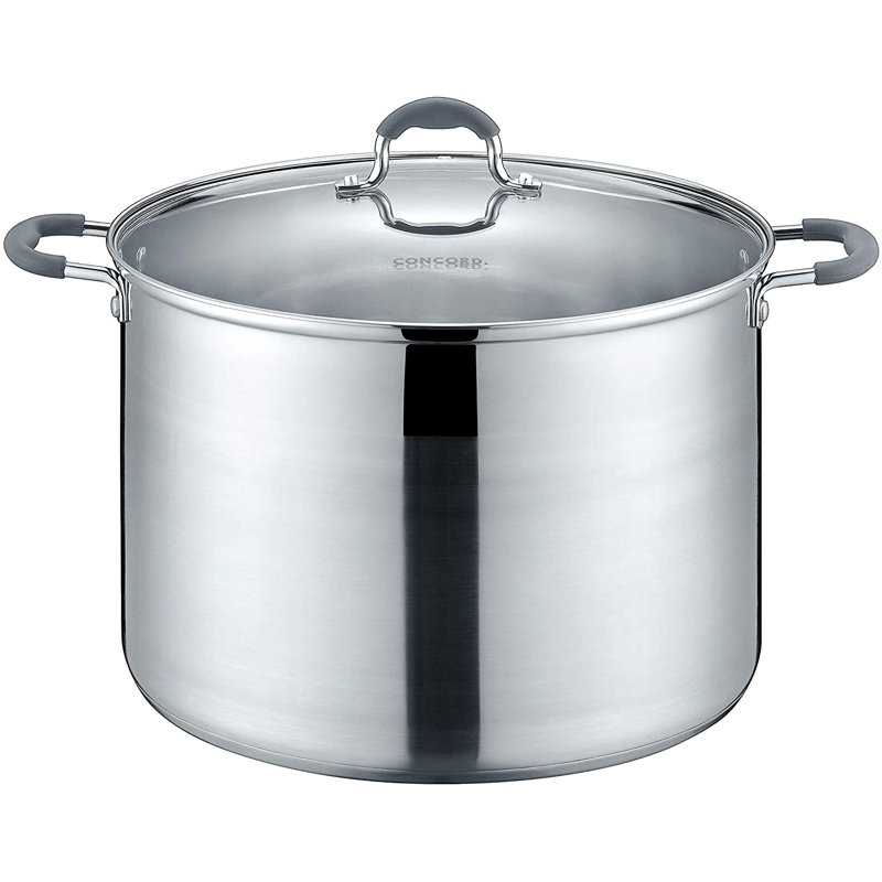 Concord Cookware 20 qt. Stainless Steel Stock Pot