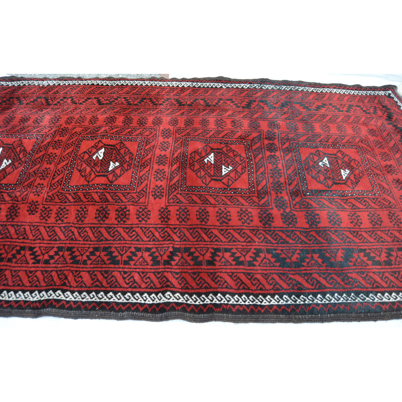 One-of-a-Kind 3'10" X 7'7" Hand Knotted Area Rug
