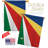 Double Sided 40'' H x 28'' W Polyester Flag Set