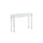 Console à miroir de style rétro pour espace - forme ovale, facile à nettoyer, l 48 po x H 32,7 po P 13,76 po avec élément de bois fixé au sol, Keep Neat, P 13,76 po, look moderne