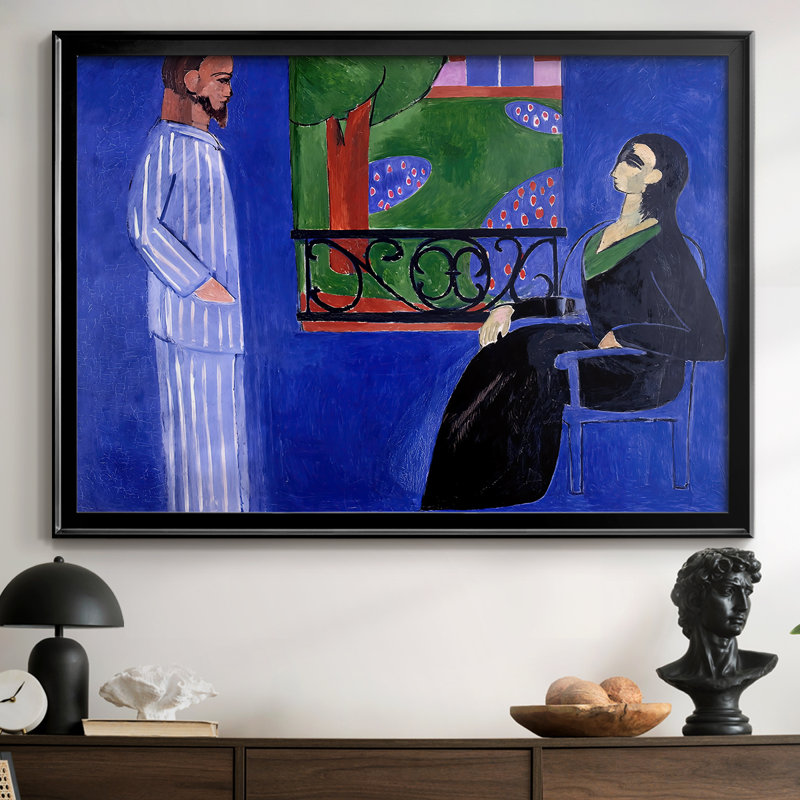 The Conversation (La Conversation) - Henri Matisse - Toile tendue avec châssis, 1908 - 1912, Toile avec cadre, 30 x 5 x 42,5