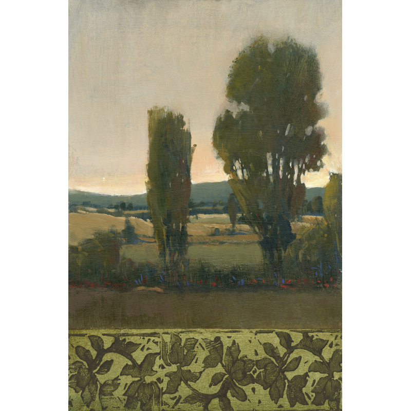 Peaceful Valley I - Wrapped Canvas Painting, 46cm H x 30cm W