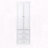 Tall Storage Cabinet with Three Drawers and Two Doors - White-1391464991