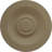 Endurathane Bordeaux Ceiling Medallion, 22 5/8"OD x 1 3/4"P (Fits Canopies up to 3 1/4"), Hand-Painted Jet Black Finish-28578686