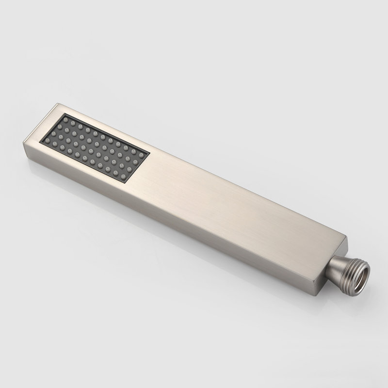 Shower System with Shower Head and Handle, Shower Faucets with Handheld Shower, Brushed Nickel