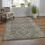 Narely Hand Knotted Wool Geometric Area Rug in Gray-1168191118