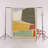 Multi-Colored Mixed Shape Patterned Modern Decorative Rug-178055002