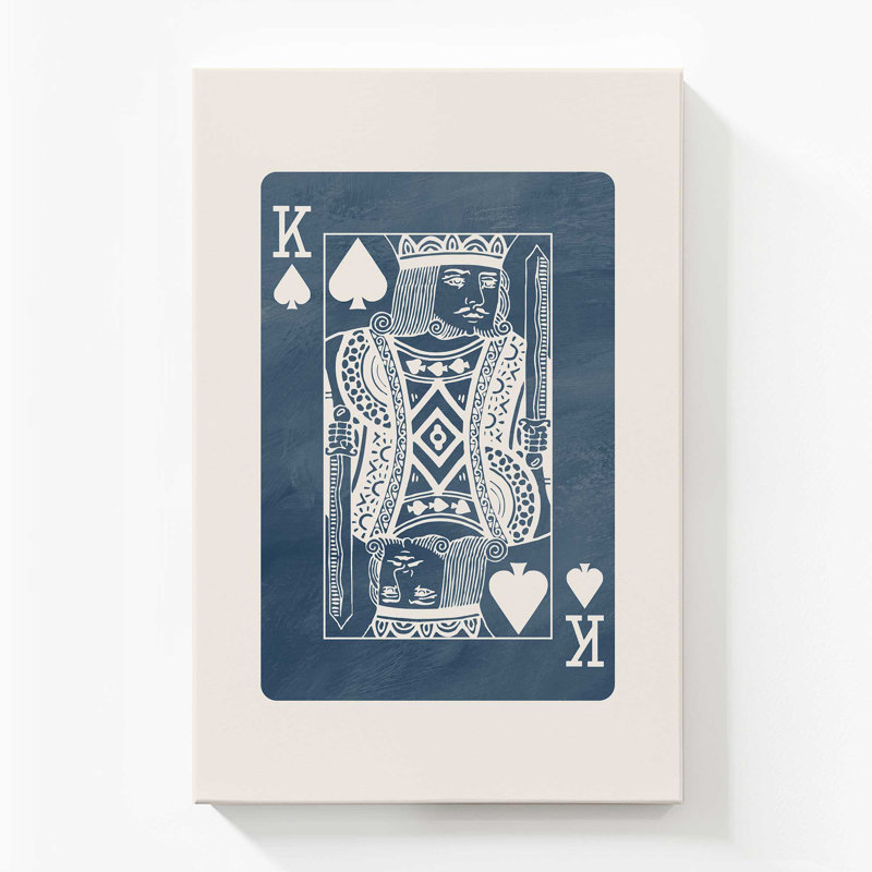 Toile tendue sur toile Denim King, 60" H x 40" W