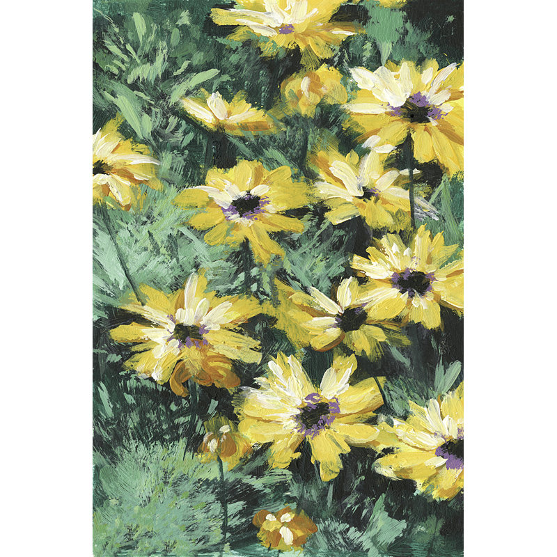 Floral Impressions II by Naomi McCavitt - Wrapped Canvas Art Prints, 46cm H x 30cm W