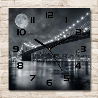 Joselene Glass Wall Clock