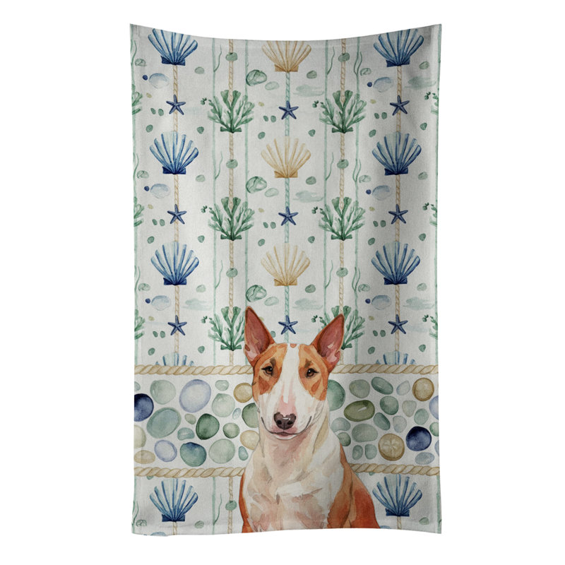 Torchon rouge et blanc Bull Terrier, Bull terrier rouge et blanc