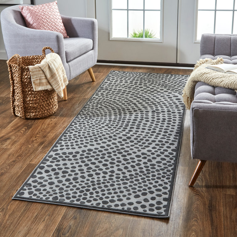 Tapis gris foncé Javers