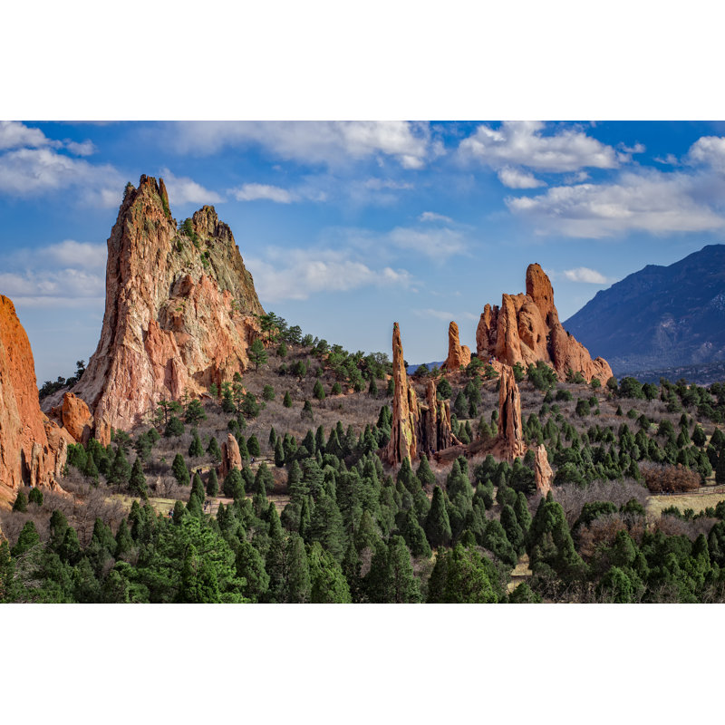 «Garden of the Gods, Colorado Springs» par Stevenschremp - photographie sur toile tendue, H 8 po x l 12 po