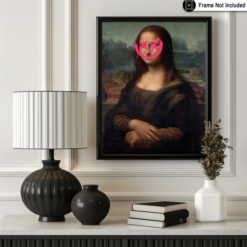 Portrait altéré de la Joconde No2, 08"H x 10"W, Poster, Unframed
