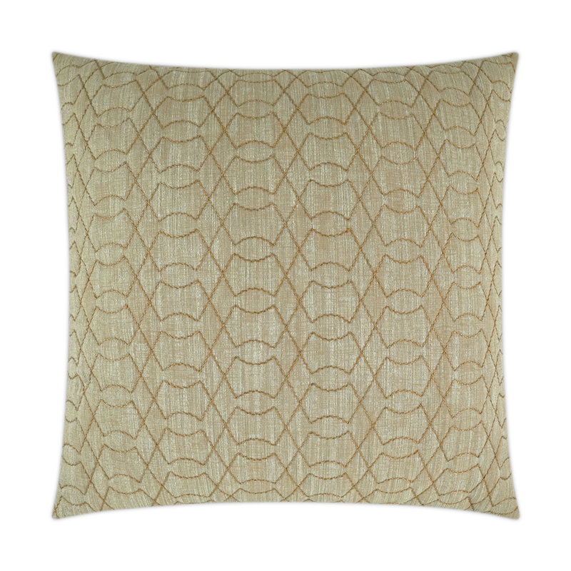 Shipka Pillow Cover & Insert, Brass, Rectangle 14"H x 24"W