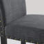 Tabourets de comptoir en tissu avec garniture cloutée Carliana, ensemble de 2-33396314-41667387