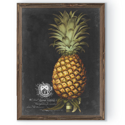 «Royal Brookshaw Pineapple I» par Paul Cezanne - reproduction d'art encadrée