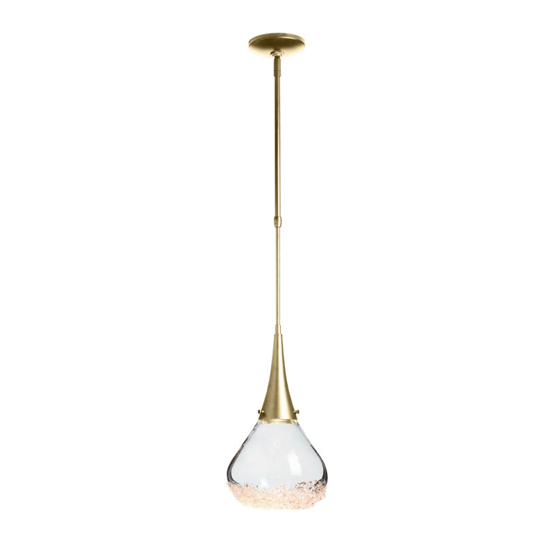 Fritz 1 - Light Single Teardrop Pendant, Modern Brass