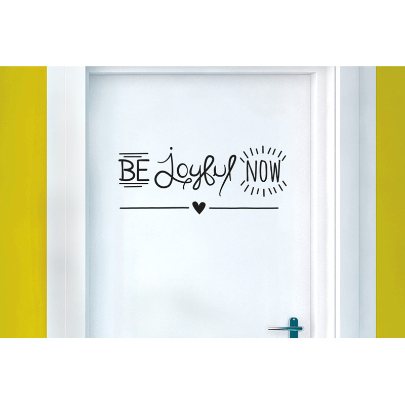 Non-Wall Damaging Wall Decal, Black