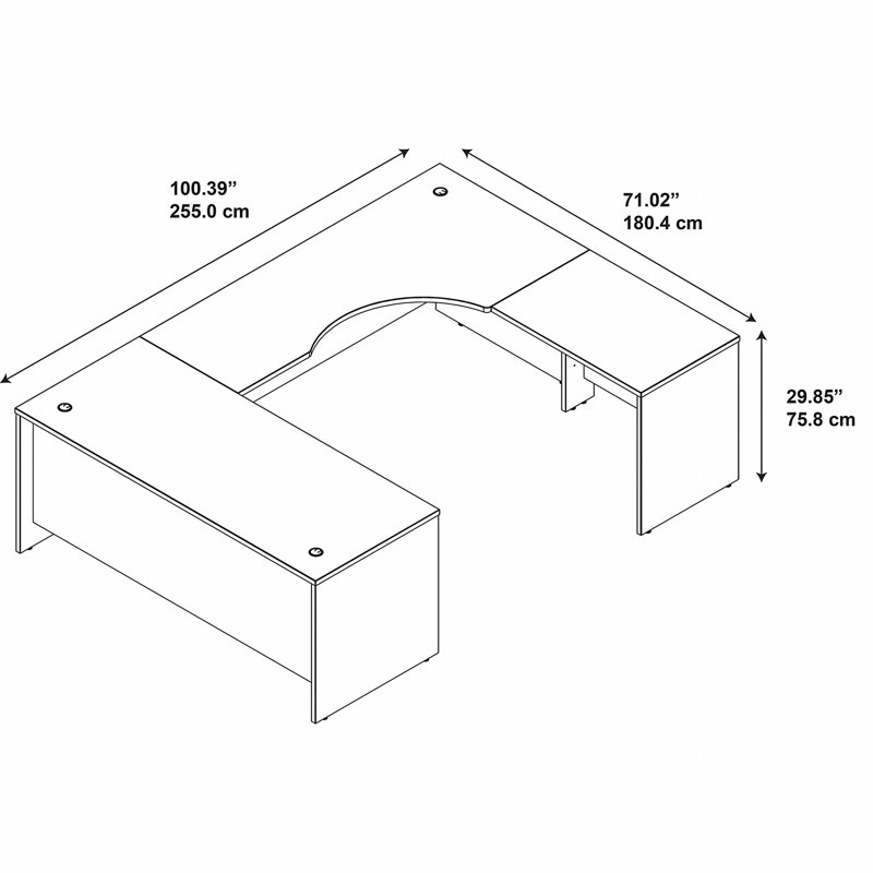 Series C Elite U-Shaped Executive Desk