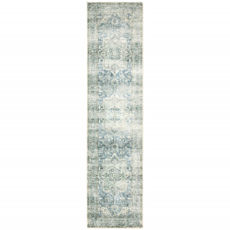 Siclen Oriental Indoor Rug, Runner 2' x 8'