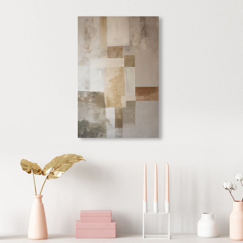Dustveil (III) Canvas Abstract Print by Oliver Gal, Black Frame, 10 x 15, 15"H x 10"W, Canvas Unframed