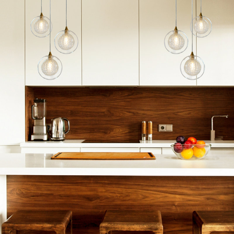 Reflection Breeze Pendant Lights, Satin Nickel