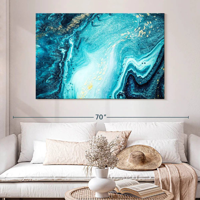 Avery Abstract Water, 34" H x 51" W