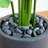 Traveler's Palm Artificial Tree in Gray Planter